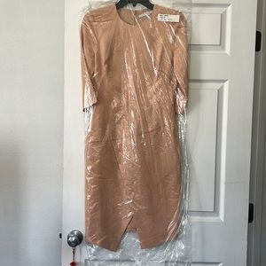 Black halo pale/pastel pink dress, size 2. Never worn
